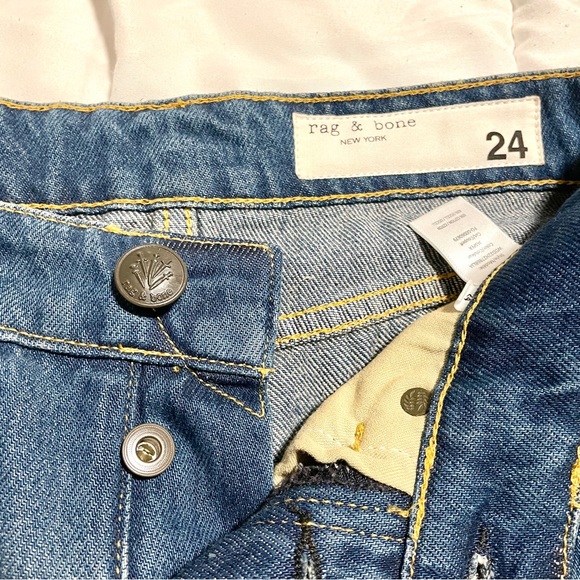 Rag & Bone NWOT Jeans in Jasper (mid-blue) Sz 24 - Picture 4 of 14